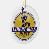Liberalistisches politisches Party-Logo Keramik Ornament (Rechts)