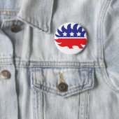 liberalistisches Stachelschwein Button (Beispiel)