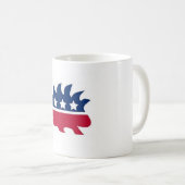 Liberalistisches Stachelschwein Kaffeetasse (VorderseiteRechts)
