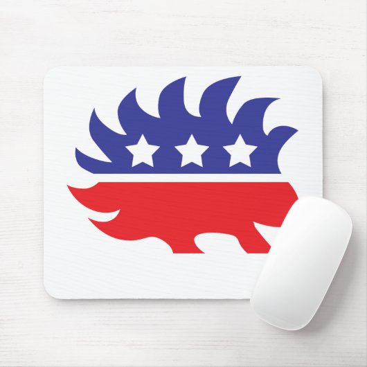 liberalistisches Stachelschwein Mousepad (Mit Mouse)