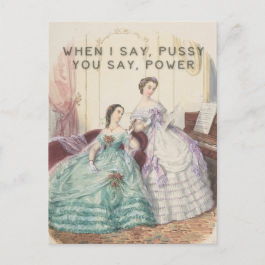 Liberated Woman's Songbook Postkarte (Vorderseite)