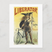 Liberator-Zyklen und Motorräder Postkarte (Vorderseite)