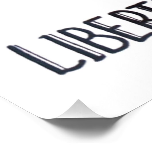 Liberdade Arara Poster (Ecke)