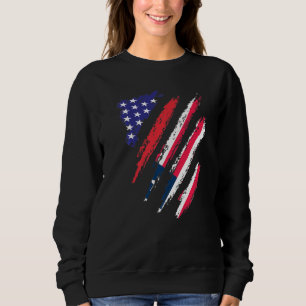 Liberia American Grown Flag USA Patriot Heritage Sweatshirt