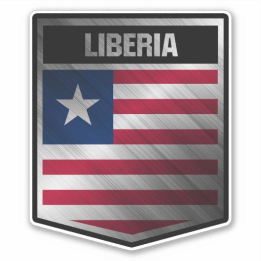 Liberia Aufkleber (Vorderseite)