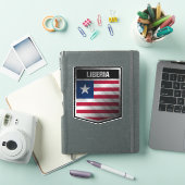 Liberia Aufkleber (iPad Hülle)