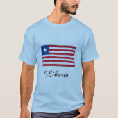 Liberia Flag Design T-Shirt (Vorderseite)