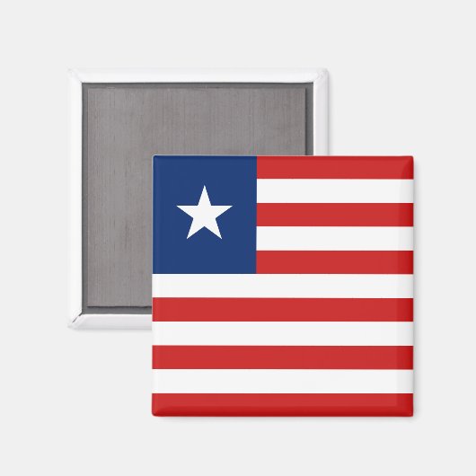 Liberia Flag Magnet (Vorderseite/Rückseite)