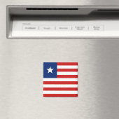 Liberia Flag Magnet (In Situ (Geschirrspüler))