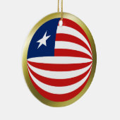 Liberia Flag Ornament (Rechts)