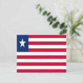 Liberia - Flag - Postkarte (Stehend Vorderseite)