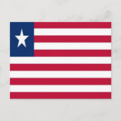 Liberia - Flag - Postkarte (Vorderseite)