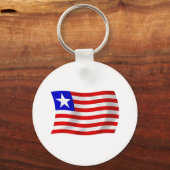 Liberia Flag Schlüsselanhänger (Vorderseite)