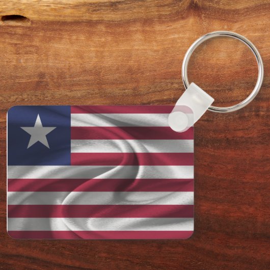 Liberia Flag Schlüsselanhänger (Vorderseite)