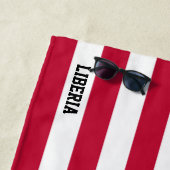 Liberia Flag Splendid Patriotic Strandtuch (Beispiel)