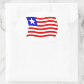 Liberia Flag Sticker (Tasche)