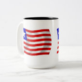 Liberia Flag Tasse (Vorderseite Links)