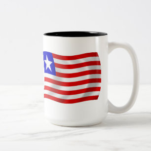 Liberia Flag Tasse