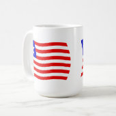 Liberia Flag Tasse (Vorderseite Links)