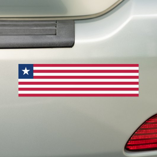 Liberia-Flagge Autoaufkleber (Auf Auto)