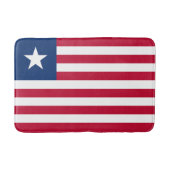 Liberia-Flagge Badematte (Vorderseite)