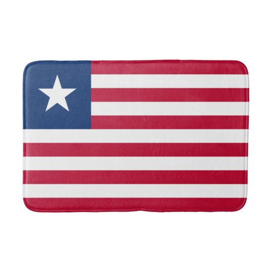Liberia-Flagge Badematte (Vorderseite)