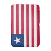 Liberia-Flagge Badematte (Vorderseite Vertikal)