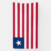 Liberia-Flagge Banner (Vertikal)