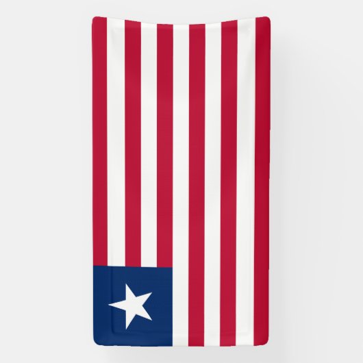 Liberia-Flagge Banner (Vertikal)