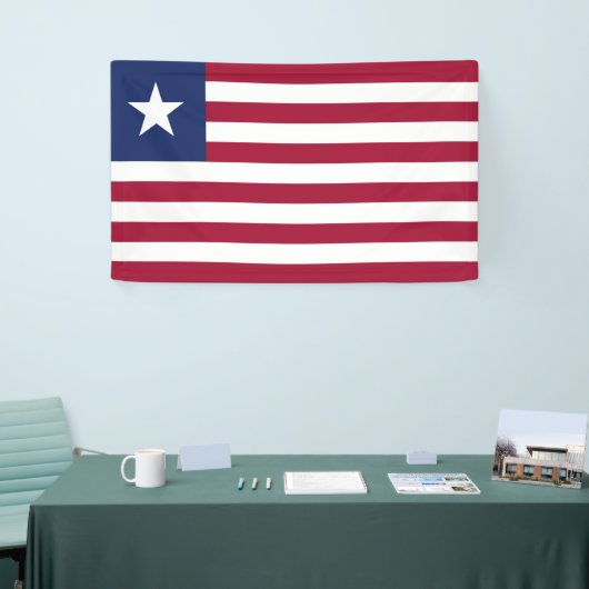 Liberia-Flagge Banner (Messeveranstaltung)
