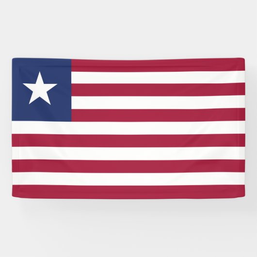 Liberia-Flagge Banner (Horizontal)