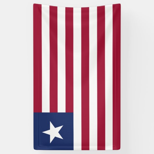 Liberia-Flagge Banner (Vertikal)