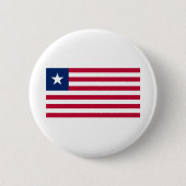 Liberia-Flagge Button (Vorderseite)