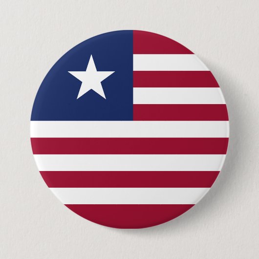 Liberia-Flagge Button (Vorderseite)