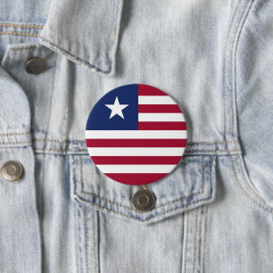 Liberia-Flagge Button