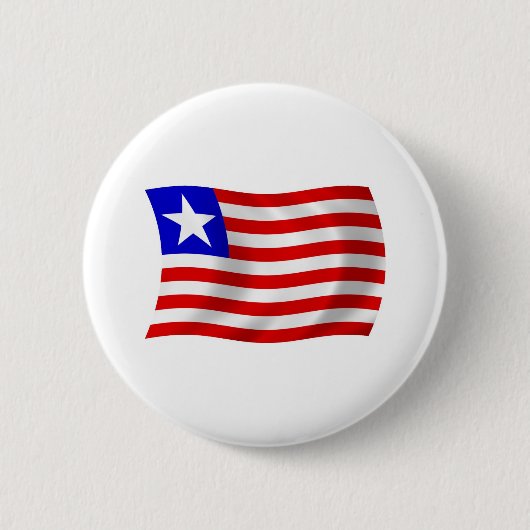 Liberia-Flagge-Button Button (Vorderseite)
