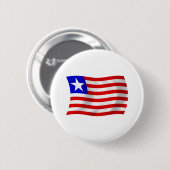 Liberia-Flagge-Button Button (Vorne & Hinten)