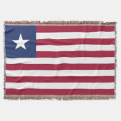 Liberia-Flagge Decke (Vorderseite)