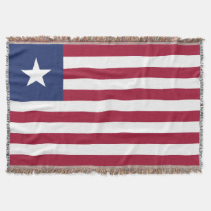 Liberia-Flagge Decke