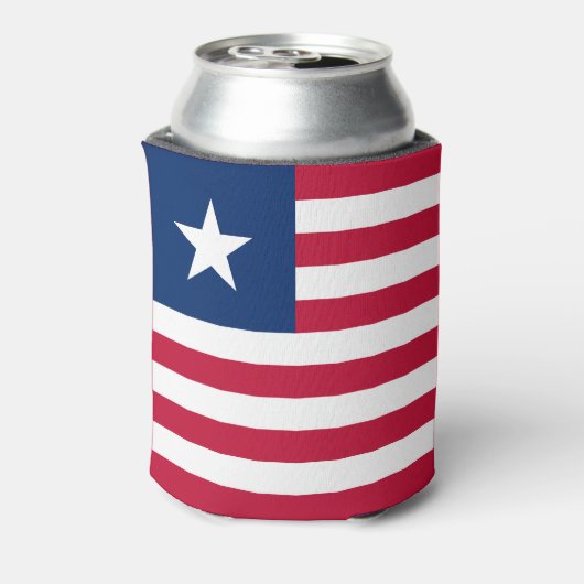 Liberia-Flagge Dosenkühler (Kanne Rückseite)