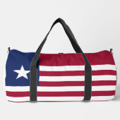 Liberia-Flagge Duffle Bag (Vorderseite)
