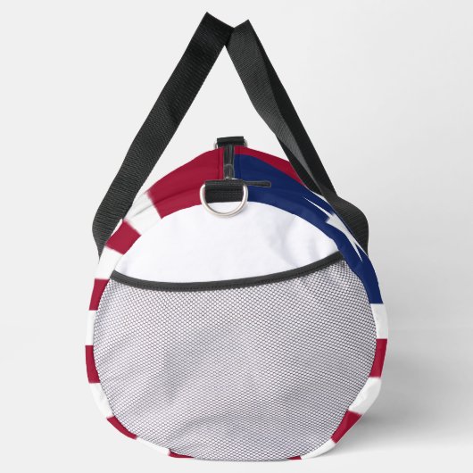Liberia-Flagge Duffle Bag (Rechts)