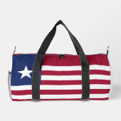Liberia-Flagge Duffle Bag (Rückseite)