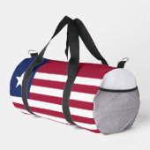 Liberia-Flagge Duffle Bag (Rechte Ecke)