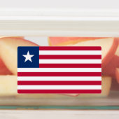Liberia-Flagge Etiketten (Befestigt)