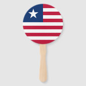 Liberia-Flagge Fächer (Rückseite)