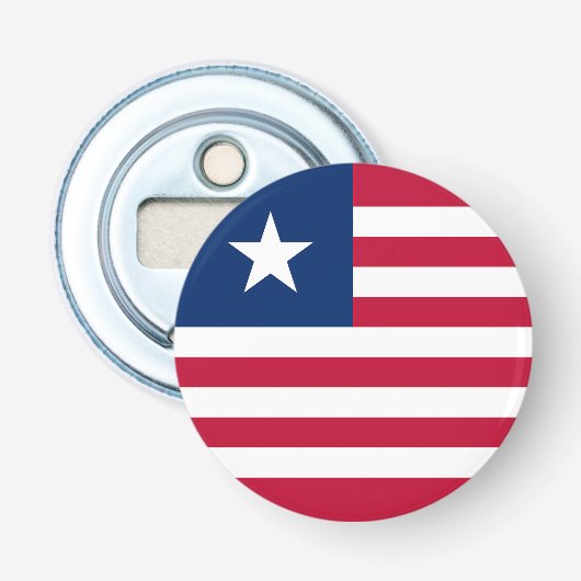 Liberia-Flagge Flaschenöffner (Vorderseite)