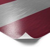 Liberia-Flagge Fotodruck (Ecke)