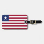 Liberia-Flagge Gepäckanhänger (Vorderseite horizontal)