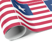 Liberia-Flagge Geschenkpapier (Rolleneckpunkt)